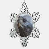 Ornement Flocon De Neige tortue de Gopher (Vue impression)