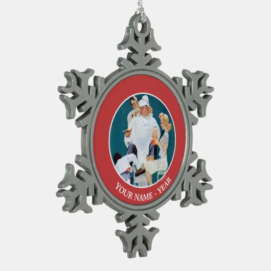 Ornement Flocon De Neige Traitement complet (Gauche)