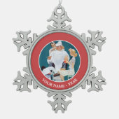 Ornement Flocon De Neige Traitement complet (Devant)