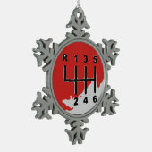 Ornement Flocon De Neige Transmission MANUELLE - COULEURS (Gauche)