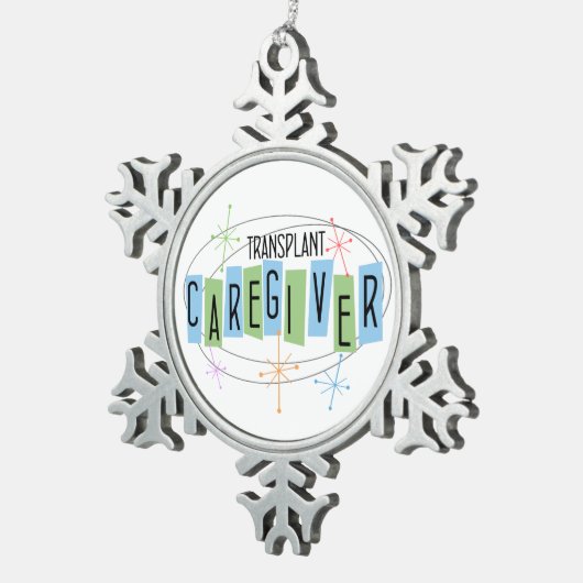 Ornement Flocon De Neige Transplanter le soignant (Vue impression)