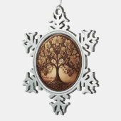Ornement Flocon De Neige Tree of life Snowflake Ornament (Vue impression)