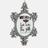 Ornement Flocon De Neige Très Probable De Commerce Fraternité Pour Cadeaux  (Gauche)