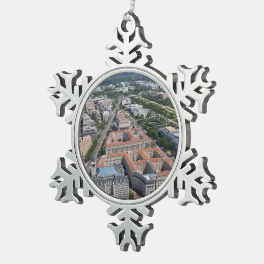 Ornement Flocon De Neige Triangle Fédéral (Vue impression)