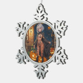 Ornement Flocon De Neige Trick ou le traitement, Brave Halloween Costume Gi (Vue impression)