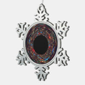 Ornement Flocon De Neige Trou noir supermassif (Vue impression)