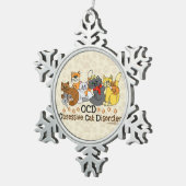 Ornement Flocon De Neige Trouble obsessionnel du chat (Vue impression)