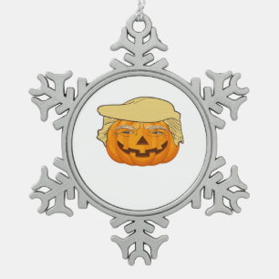 Ornement Flocon De Neige Trumpkin Halloween Funny Classic - Base Fall Slot