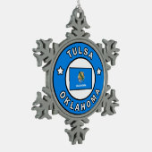 Ornement Flocon De Neige Tulsa Oklahoma (Gauche)