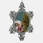 Ornement Flocon De Neige Ukrainien Kutya et Didukh (Gauche)