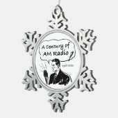 Ornement Flocon De Neige Un siècle de radio AM (Vue impression)