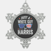 Un type blanc pour Harris soutient le président La