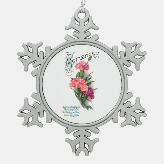 Ornement Flocon De Neige Un Véritable Ami (Devant)