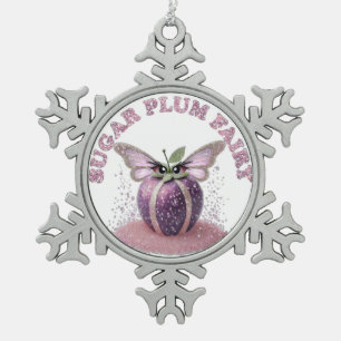 Ornement Flocon De Neige Une Fée Sucre Plum