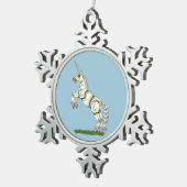 Ornement Flocon De Neige Unicorne mécanique (Vue impression)