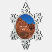 Ornement Flocon De Neige Vallée du feu (Vue impression)