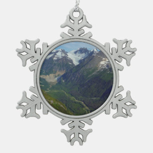 Ornement Flocon De Neige Vallée glaciaire alaskienne
