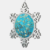 Ornement Flocon De Neige Van Gogh: Branches with Almond Blossoms (Vue impression)