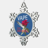 Ornement Flocon De Neige Vape. Arrêtez de fumer (Vue impression)