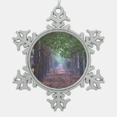 Ornement Flocon De Neige Vent dans l'ornement des Pins (Devant)