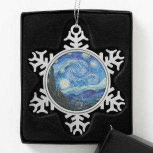 Ornement Flocon De Neige Vincent Van Gogh La Nuit étoilée