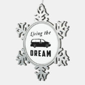 Ornement Flocon De Neige Vivant le rêve (Vue impression)