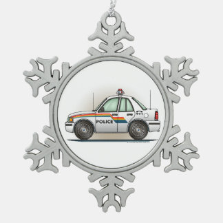 Ornement Flocon De Neige Voiture de cannette de fil de voiture de croiseur