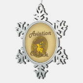 Ornement Flocon De Neige Volet aviation #6 (Vue impression)
