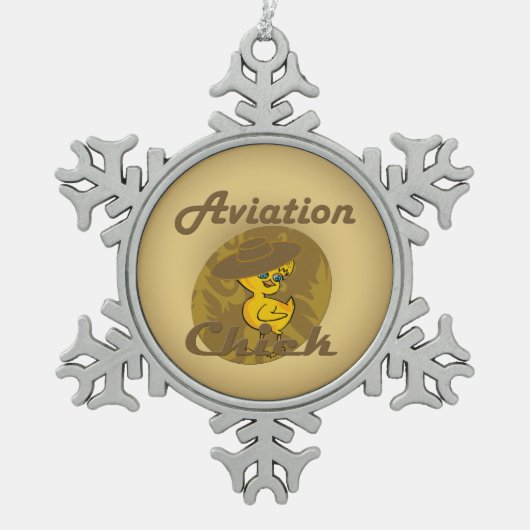 Ornement Flocon De Neige Volet aviation #6 (Devant)
