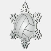 Ornement Flocon De Neige Volleyball (Vue impression)