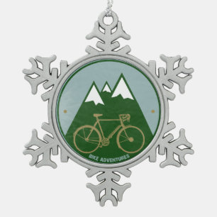 Ornement Flocon De Neige VTT alpin froid
