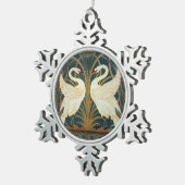 Ornement Flocon De Neige Walter Crane Swan (Vue impression)
