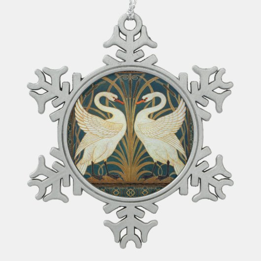 Ornement Flocon De Neige Walter Crane Swan (Devant)