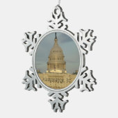 Ornement Flocon De Neige Washington, DC Capitol Building (Vue impression)