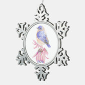 Ornement Flocon De Neige Watercolor (Vue impression)