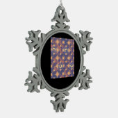 Ornement Flocon De Neige Whimsigoth Fond d'écran classique (Gauche)
