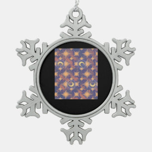 Ornement Flocon De Neige Whimsigoth Fond d'écran classique