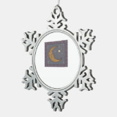Ornement Flocon De Neige Whimsigoth Moon Classic (Vue impression)