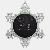 Ornement Flocon De Neige Whimsigoth Sun Moon Witchy Classic (Devant)
