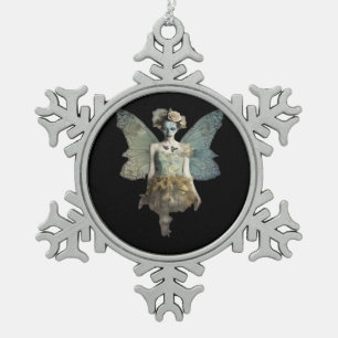 Ornement Flocon De Neige Whimsigoth Zombie Fairy Old Timey Gothique Moody A