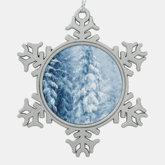 Ornement Flocon De Neige Whispers d'hiver (Devant)