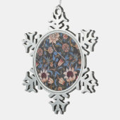 Ornement Flocon De Neige William Morris Evenlode Textile Floral Art (Vue impression)