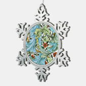 Ornement Flocon De Neige William Morris - Granville, célèbre design, (Vue impression)