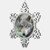 Ornement Flocon De Neige Wolf_011 (Vue impression)