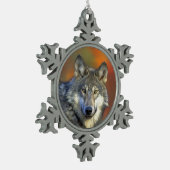 Ornement Flocon De Neige Wolf_2015_0301 (Gauche)