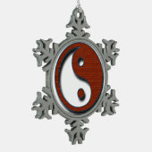 Ornement Flocon De Neige Yin Yang par Shirley Taylor (Gauche)