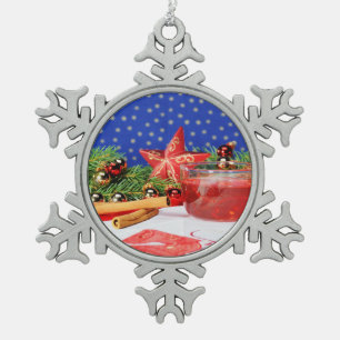 Ornement Flocon De Neige Zinn Flocons de neige