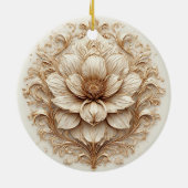 Ornement Floral Doré Élégant (Dos)