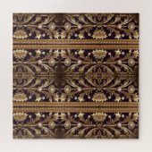 Ornement Floral Doré Puzzle (Horizontal)