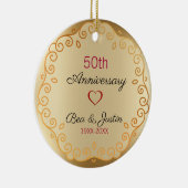 Ornement Floral Or (Droite)